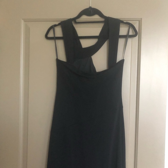 BCBG Maxazria Black Asymmetrical Dress - Picture 10 of 11
